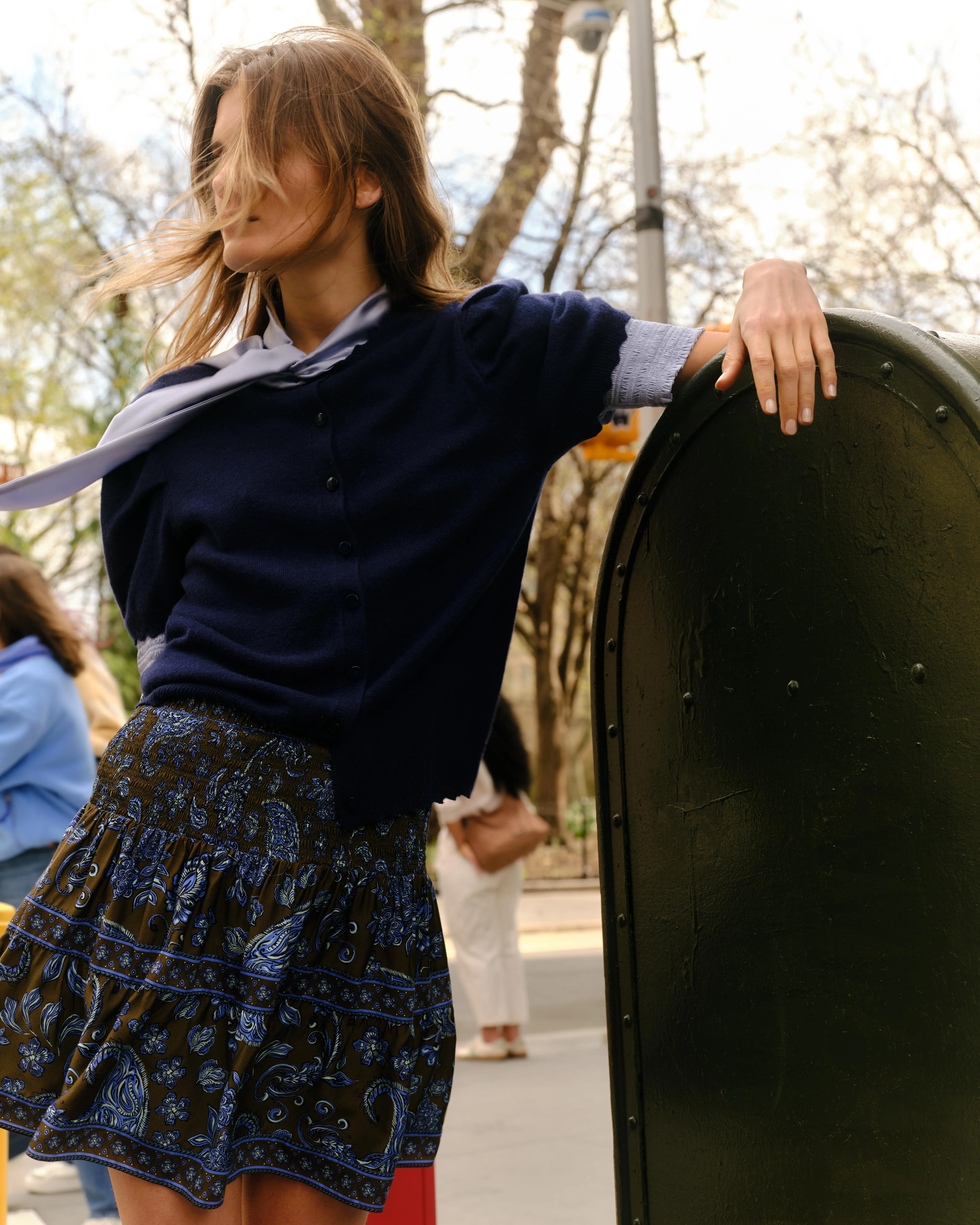 Kylie Mini Skirt-Cedar Hill Paisley - Image 3