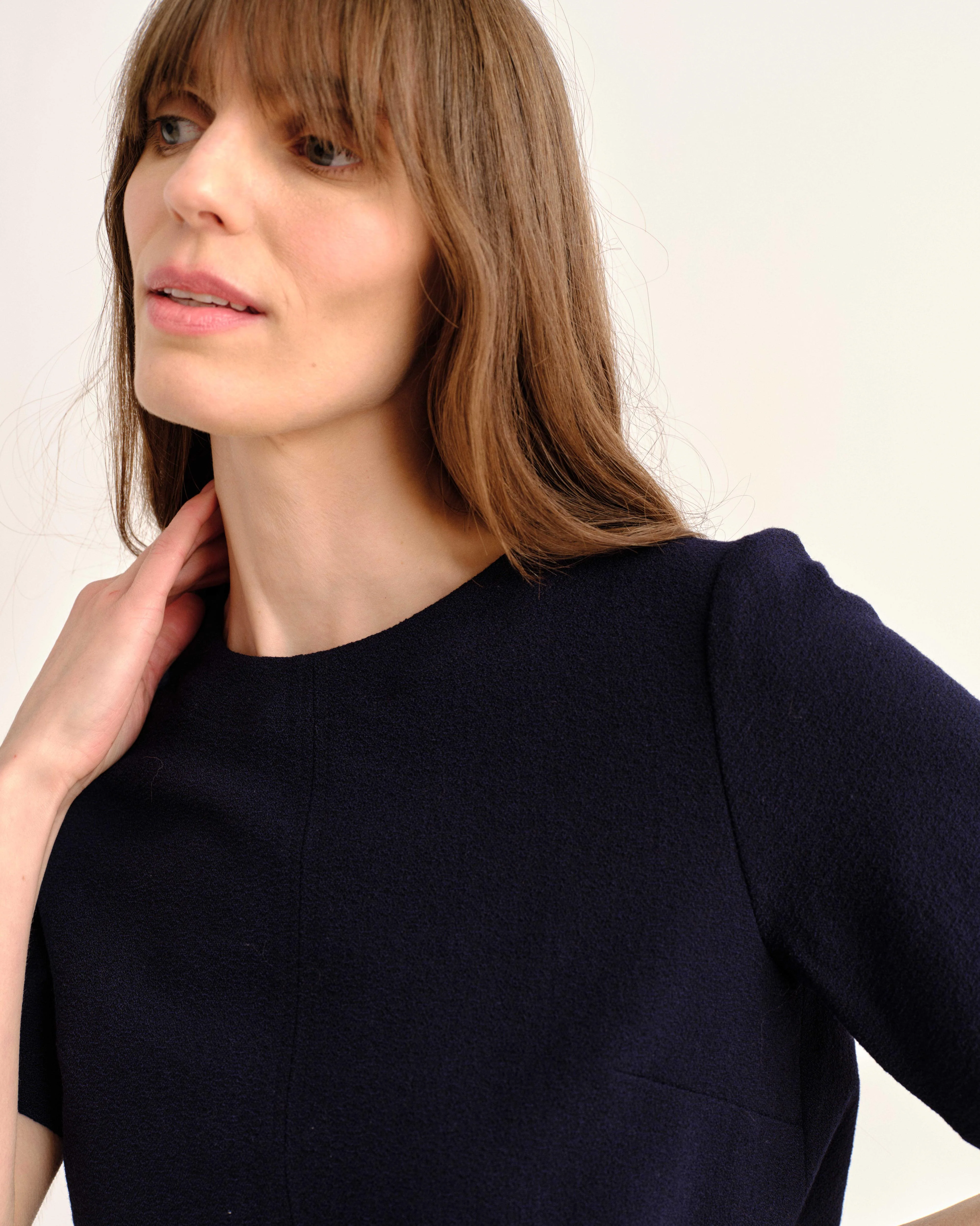SP26 Chloe Top-Dark Navy - Image 4